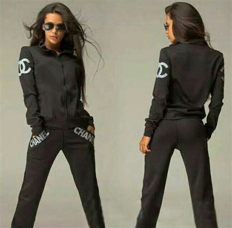 chanel womens sweat suit|chanel suit original.